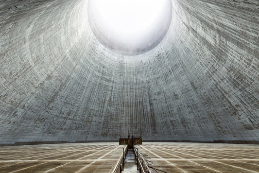 Want to feel small? Step inside an abandoned cooling tower