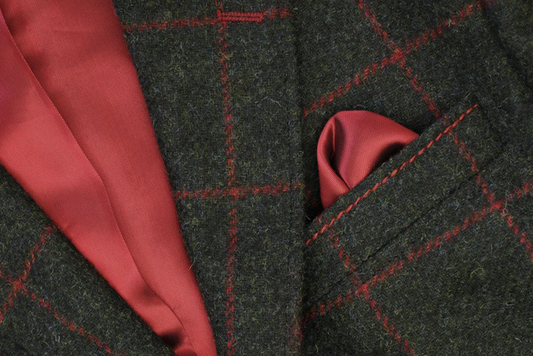 New Arrival - Green Shetland Windowpane Classic Jacket