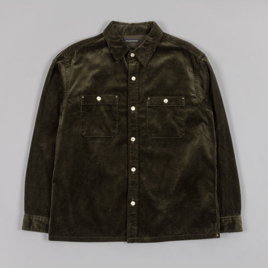 Green Cord Overshirt